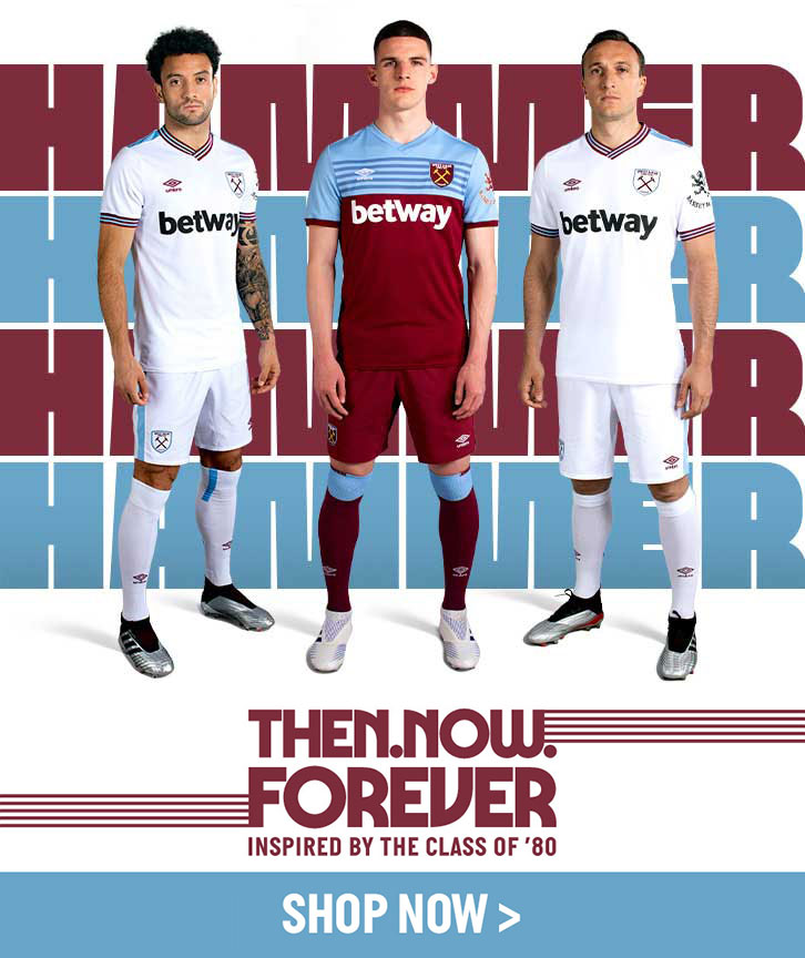 2019/20 kits in store now! | West Ham 
