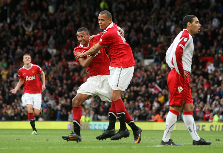 Jesse Lingard in FA Youth Cup final action in 2011