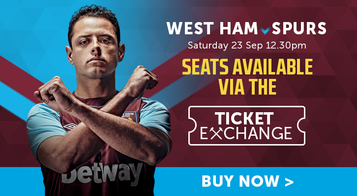 Relist your seat for Spurs – Season Ticket Holders | West Ham United