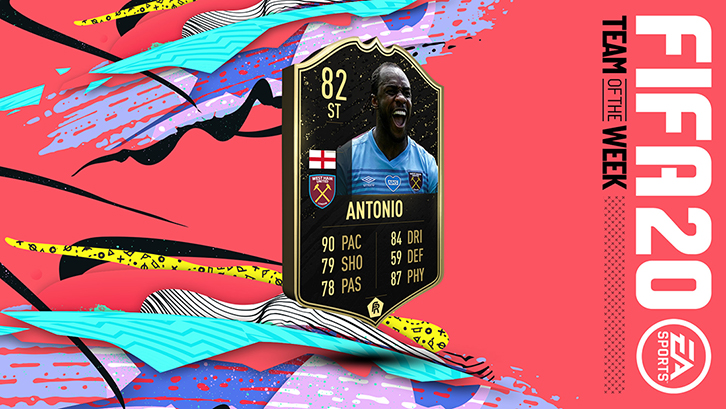 Michail Antonio Named In Fifa Team Of The Week West Ham United