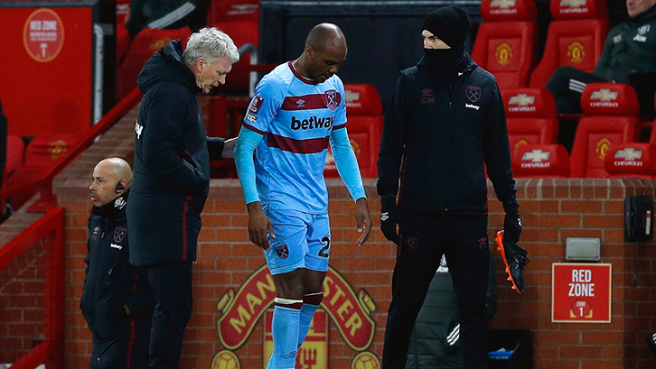 David Moyes and Angelo Ogbonna